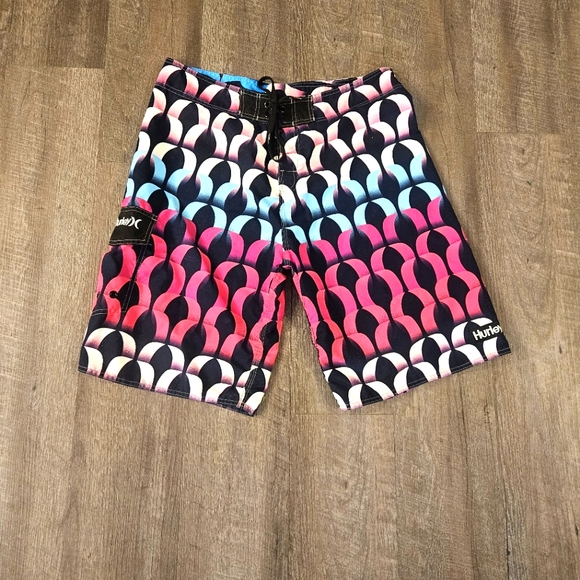 Hurley Other - Hurley Phantom Multi-Color Board Shorts Mens Sz 38 Swim Trunks Drawstring